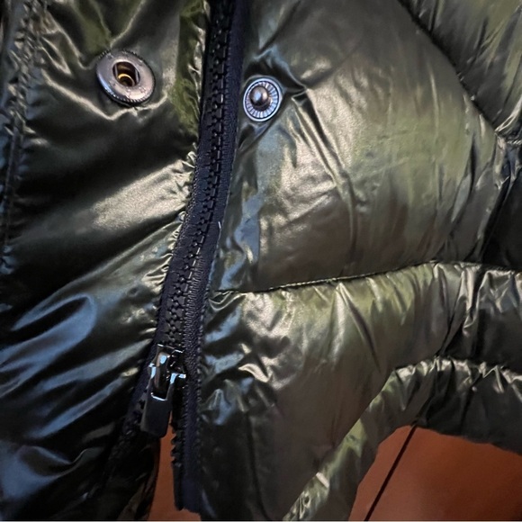 Nine West XXL Puffer Coat NWT Ret $140 Dark Green - Picture 10 of 11